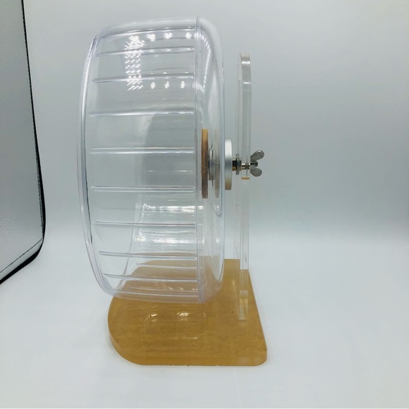 Big super silent hamster clear exercise running wheel quiet spinning - Picture 7 of 7